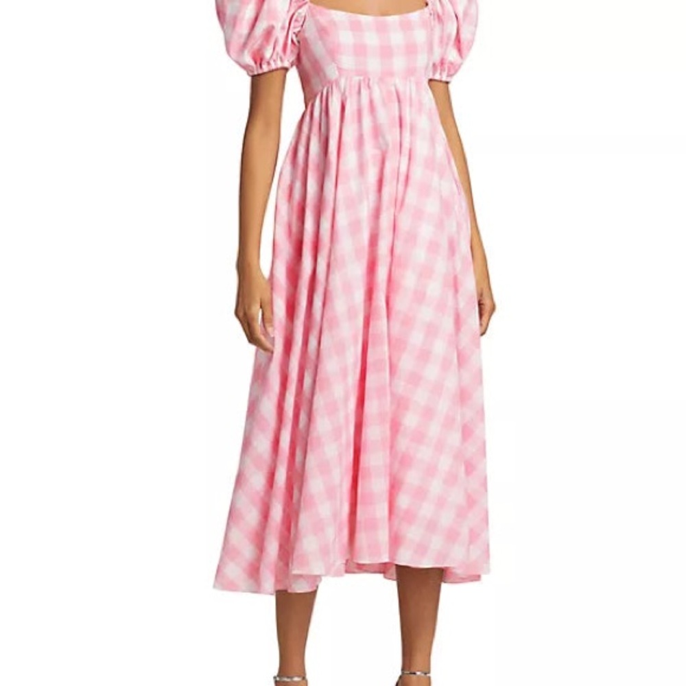 Azeeza Rory Pink Gingham Dress